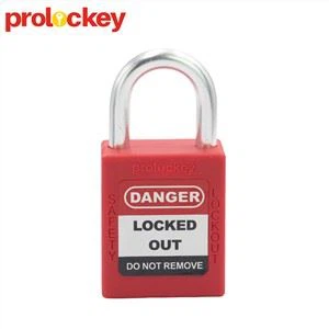 Padlock Sábháilteachta Shackle Alúmanam 25mm